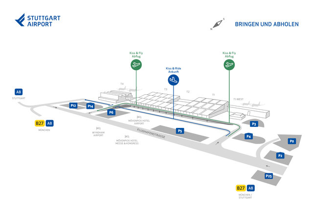 Drop off and pick up - Stuttgart Airport