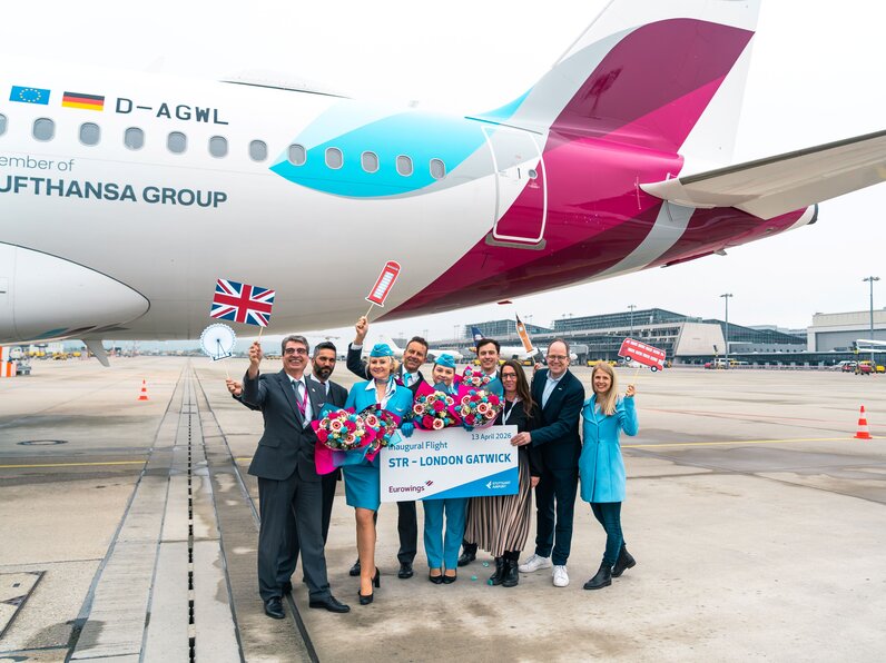 Eurowings verbindet Stuttgart mit London-Gatwick - Flughafen Stuttgart